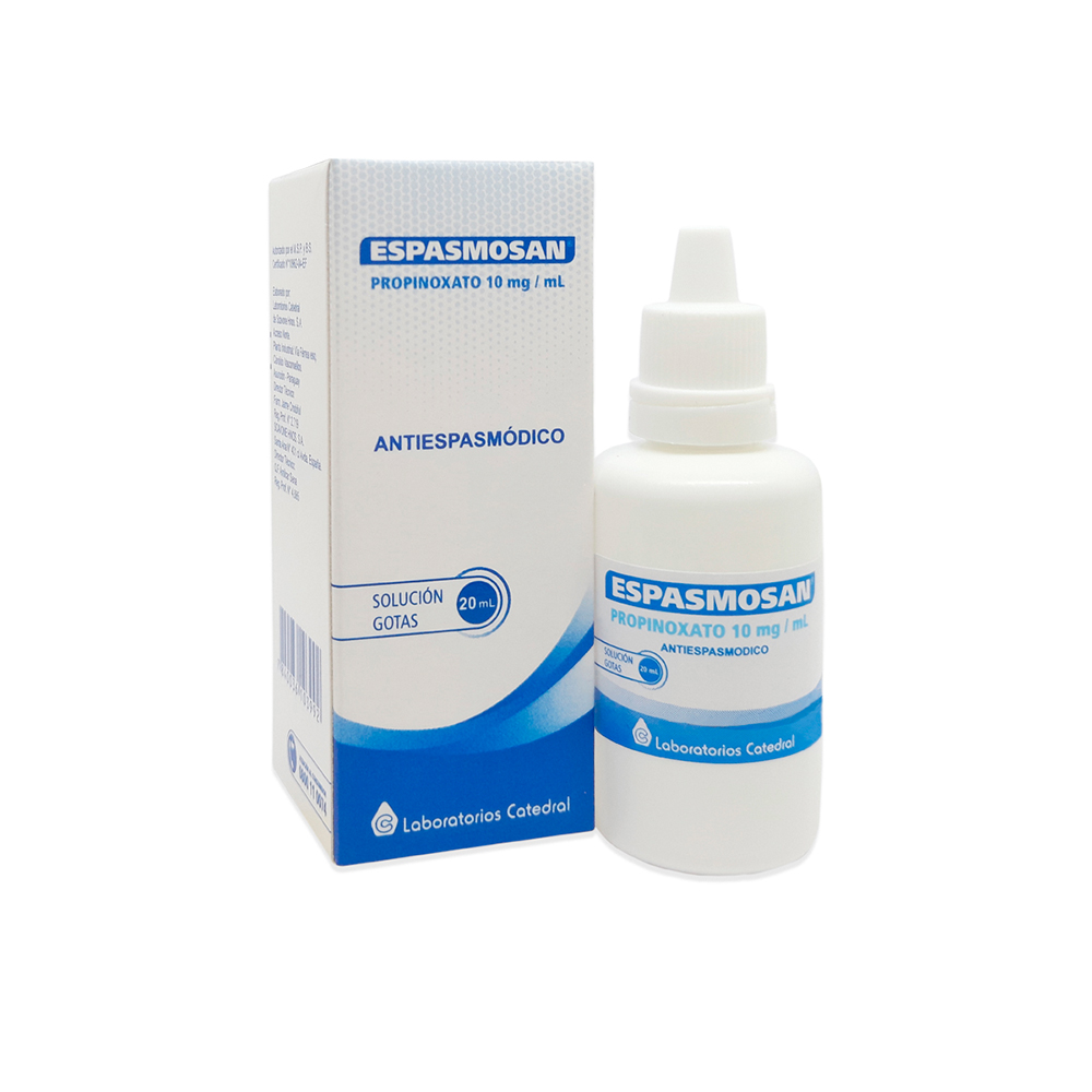 Espasmosan Propinoxato 10 mg Solución Gotas De 20 ml