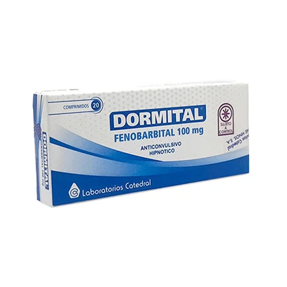Dormital Fenobarbital 100 mg Caja De 2 Blíster