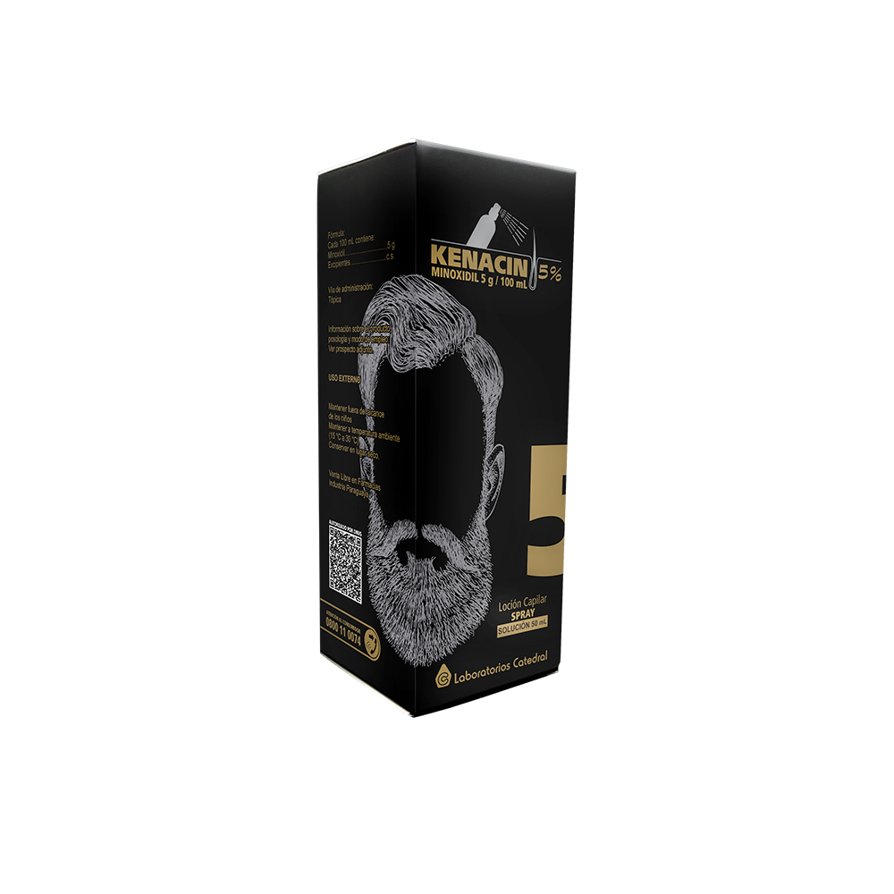 Kenacin 5% Minoxidil En Spray de 50 ml