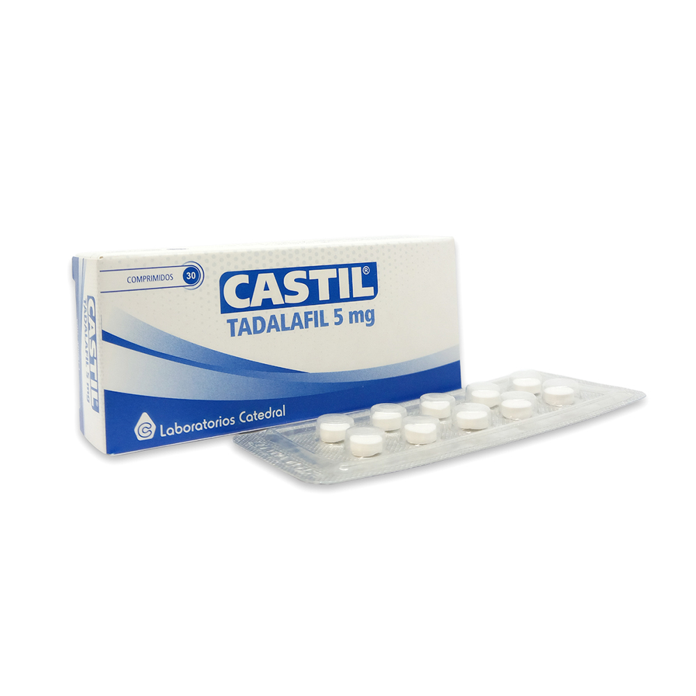 Castil Tadalafil 5 mg Caja de 3 Blister
