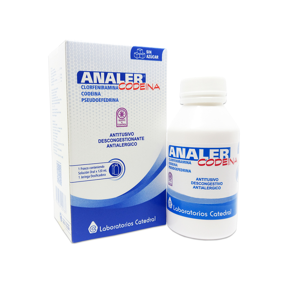 Analer Codeina Clorfeniramina De 120 ml