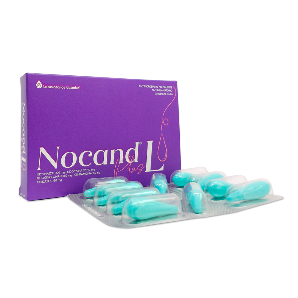 Nocand L Plus Miconazol 200 mg Caja De 10 Ovulos