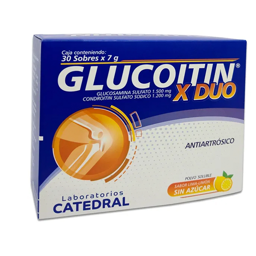 Glucoitin X Duo Glucosamina Sulfato Caja de 30 Sobres