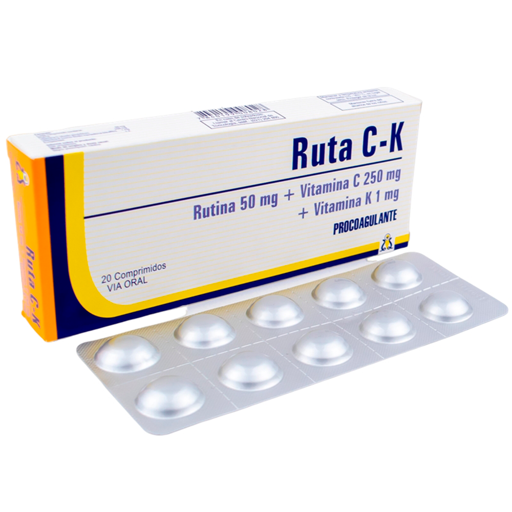 Ruta C-K Rutina 50 mg Caja x20 Comprimidos