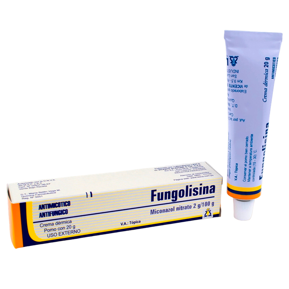 Fungolisina Miconazol Nitrato 2 G/ 100 G Pomo con 20 G