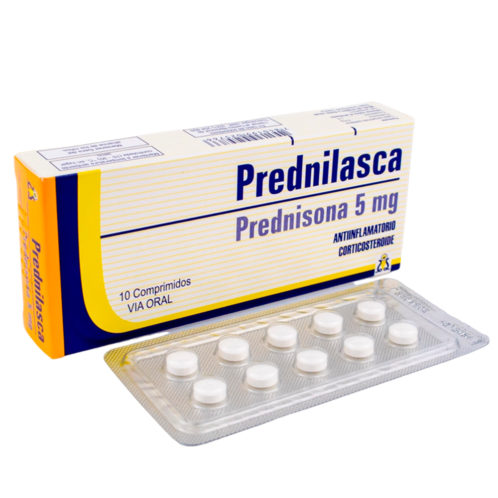 Prednisona 5Mg Prednilasca Caja De 10 Comprimidos