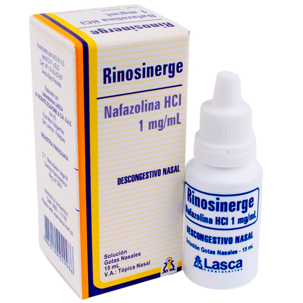 Rinosinerge Nafazolina HCI 1 mg/mL De 15 mL