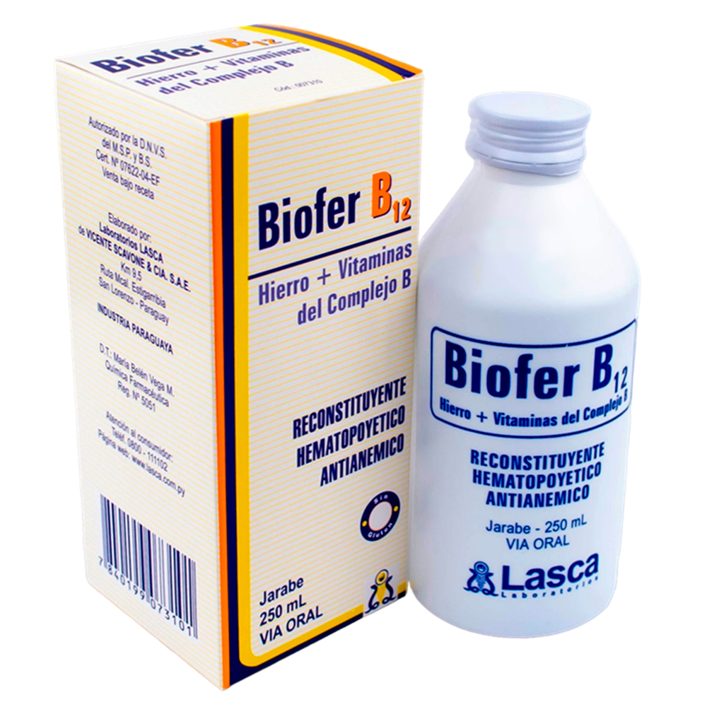 Jarabe Biofer B12 De 250 ML