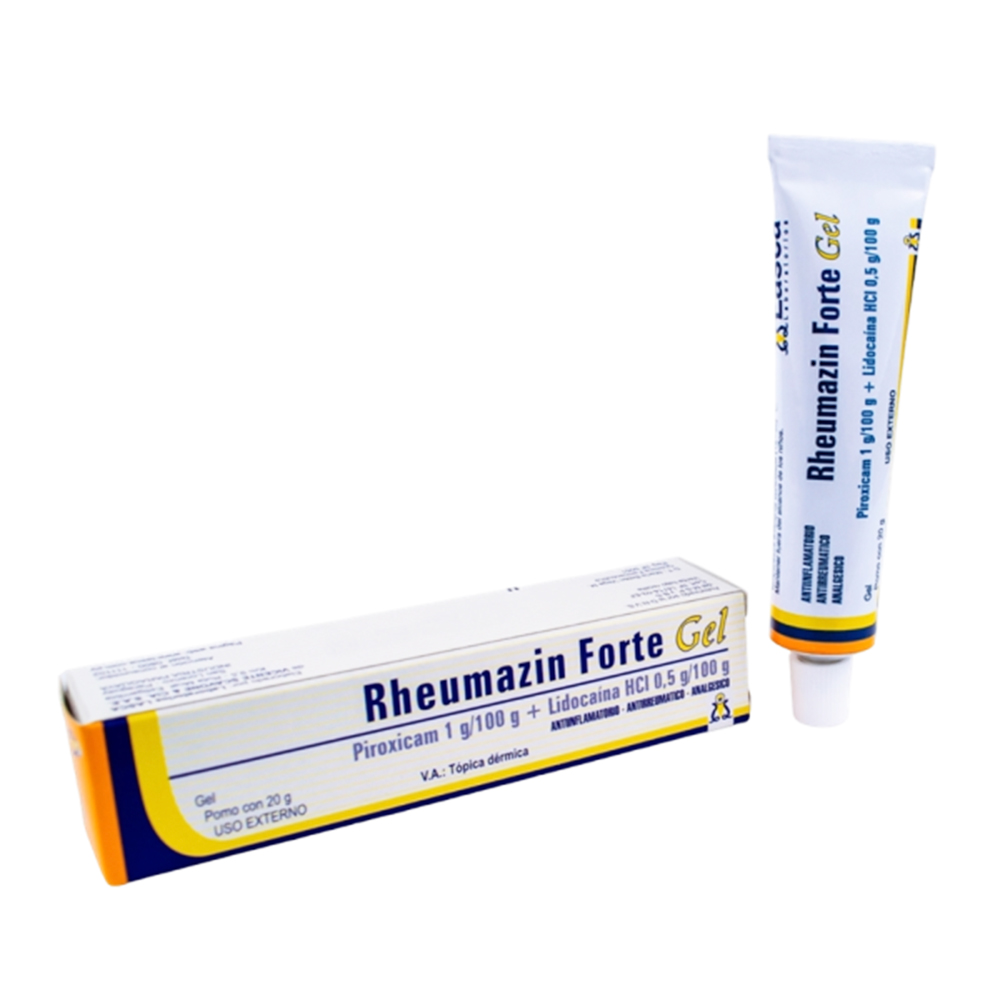 Rheumazin Forte Gel Piroxicam 1 g/100 g - Pomo con 20 gr