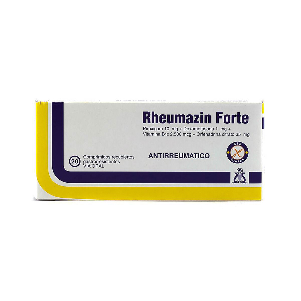 Rheumazin Forte Caja De 2 Blíster x 20 Comprimidos Recubiertos Gastrorresistentes