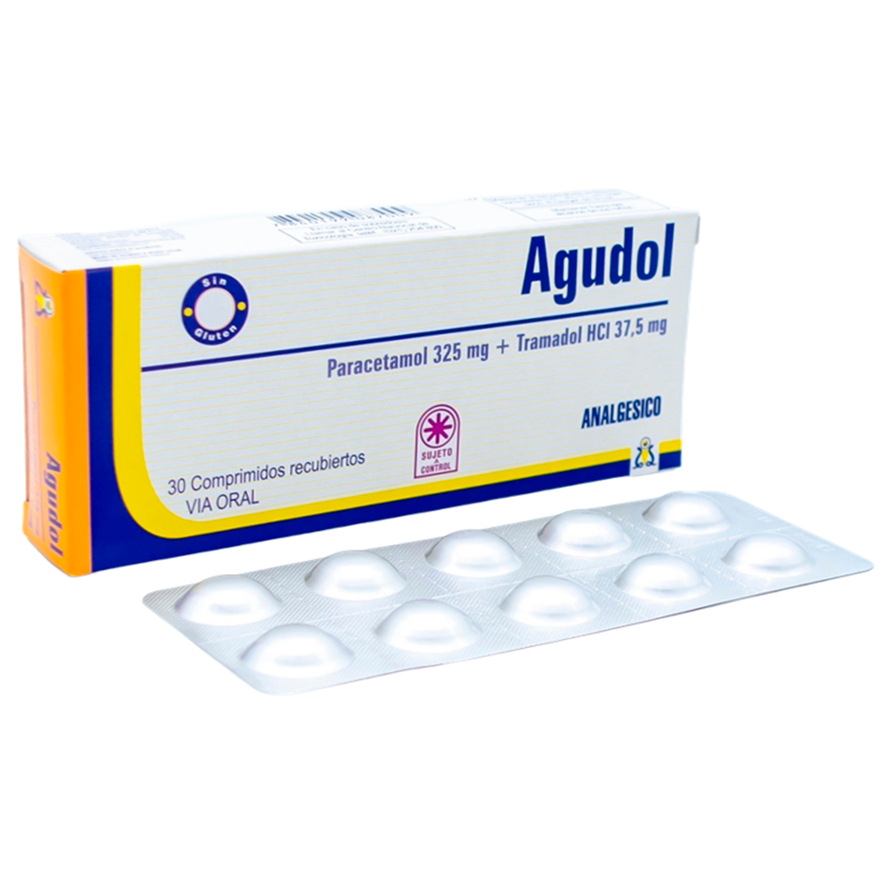 Agudol NF 37,5m mg Caja de 30 Comprimidos Recubiertos
