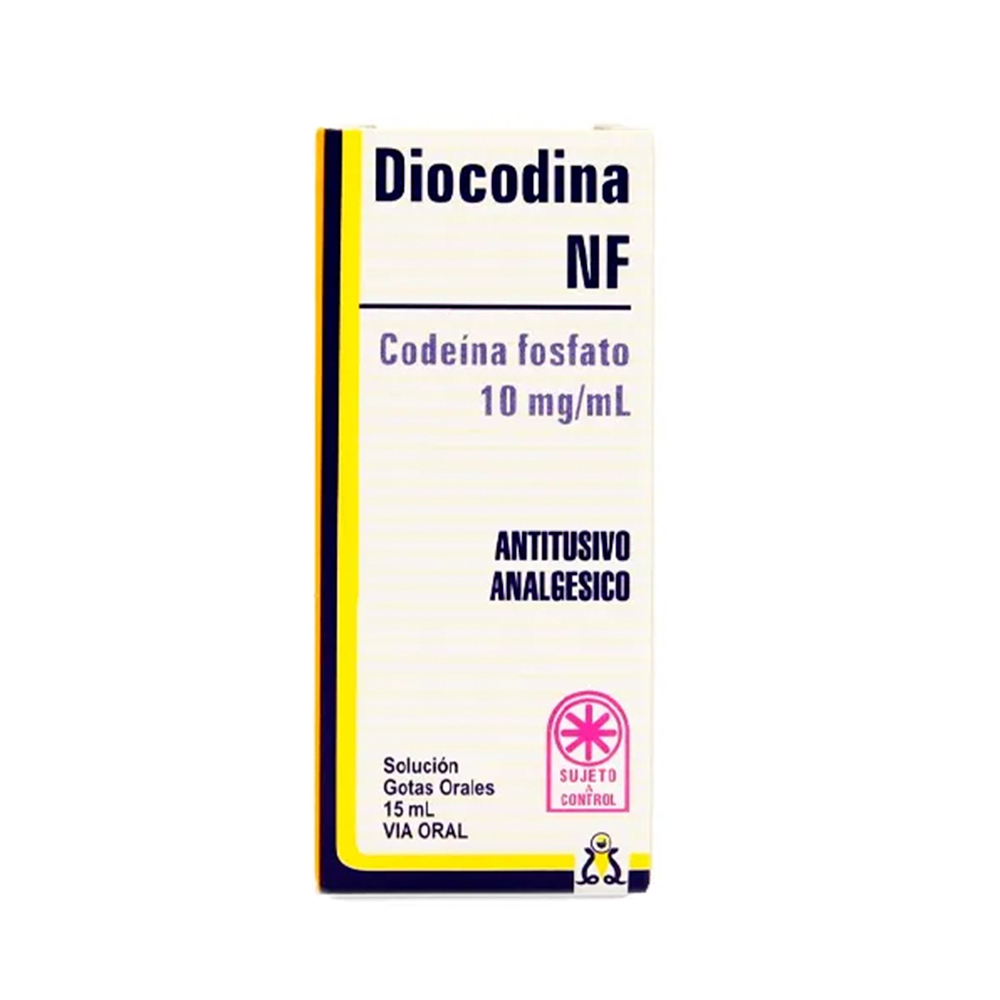 Diocodina NF Codeina Fosfato 10 Mg Solucion Gotas Orales 15 ml