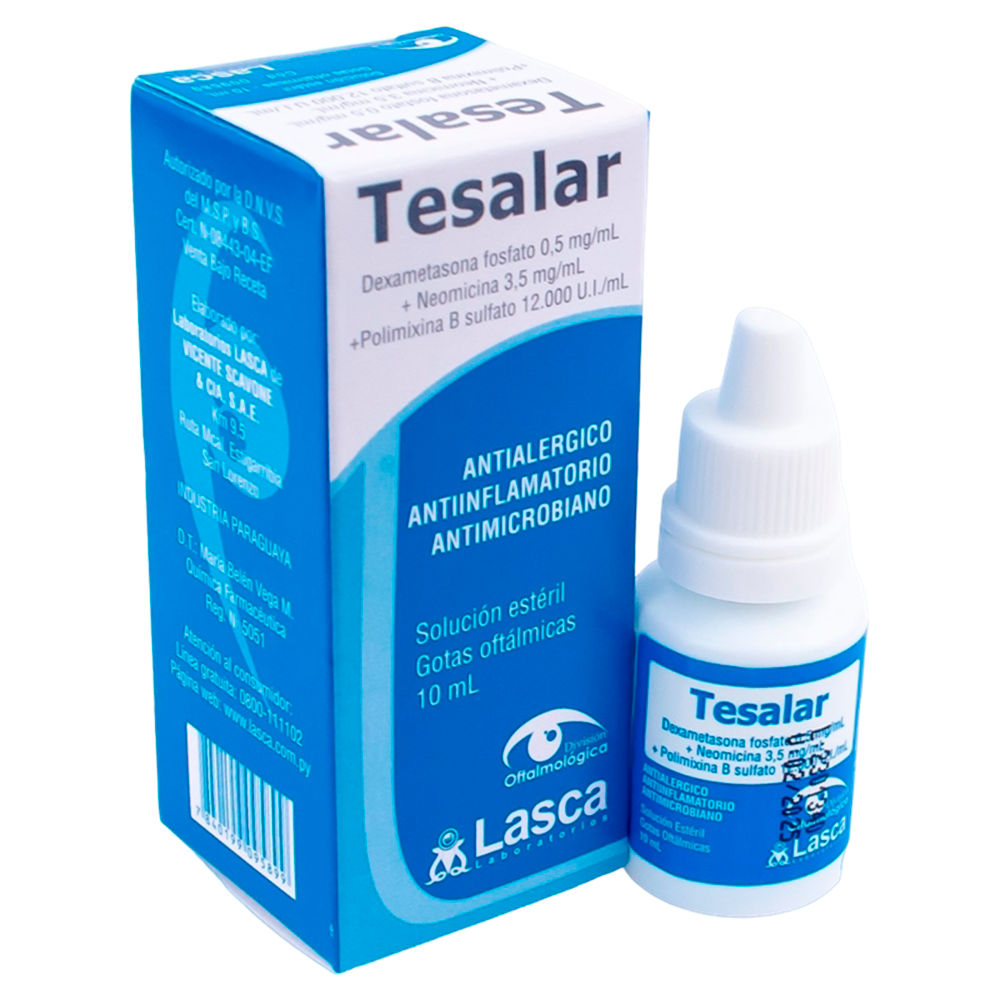 Tesalar Dexametasona fosfato 0,5 mg/mL Solucion De 10 ML
