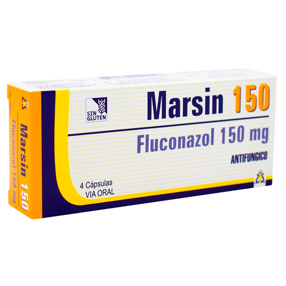 Marsin Fluconazol 150 mg Caja de 4 Capsulas