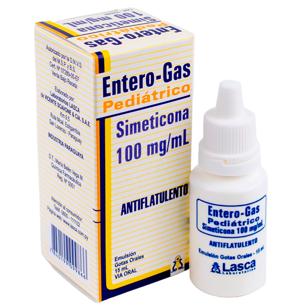 Entero Gas Pediátrico Simeticona 100Mg/ML De 15 ML