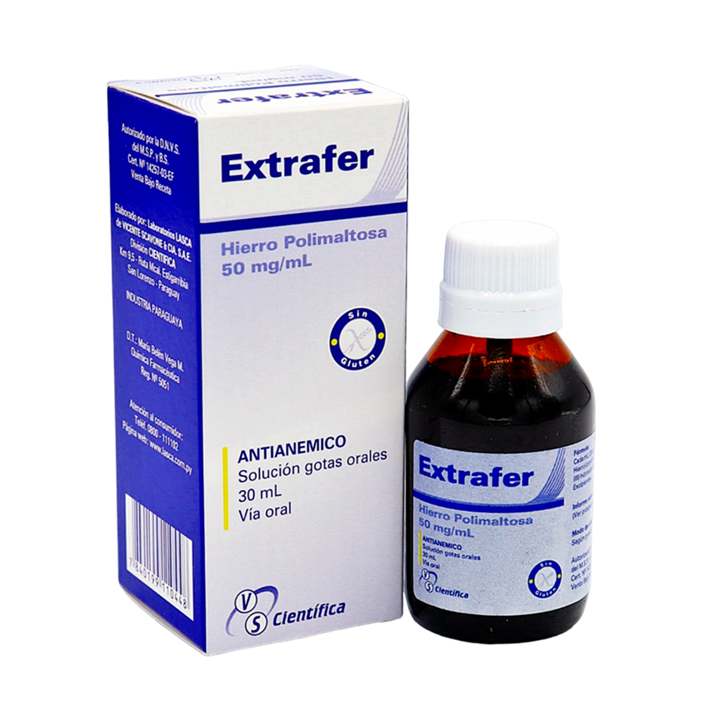 Extrafer Hierro 50 Mg Gotas Orales 30 ML