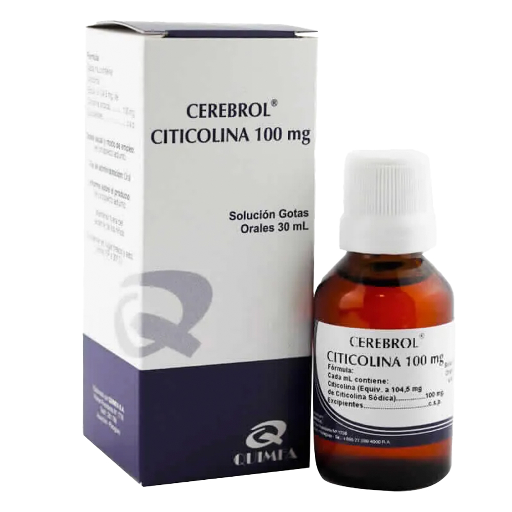 Cerebrol Citicolina 100mg Gotas Orales 30mL