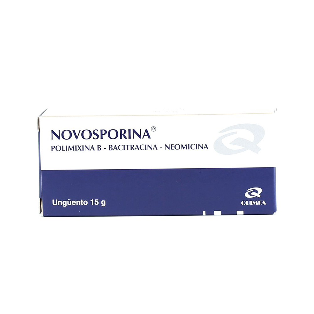 Novosporina Polimixina B Bacitracina Neomicina Caja De 15 gr
