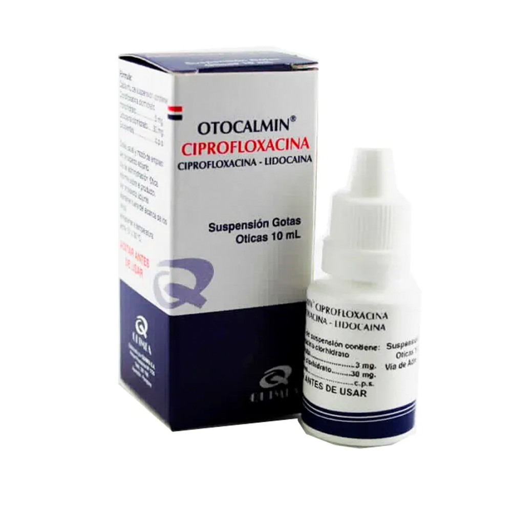 Otocalmin Ciprofloxacina Gotas oticas 10mL