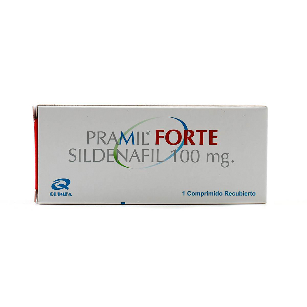 Pramil Forte Sildenafil 100 mg Caja de 1 Comprimido Recubierto