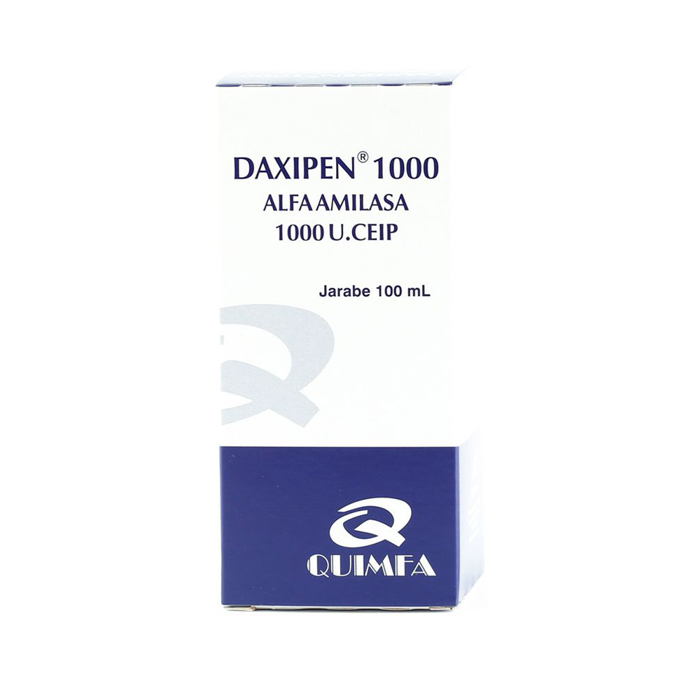 Daxipen 1000 Alfa Amilasa 1000 U.CEIP Jarabe De 100 ml