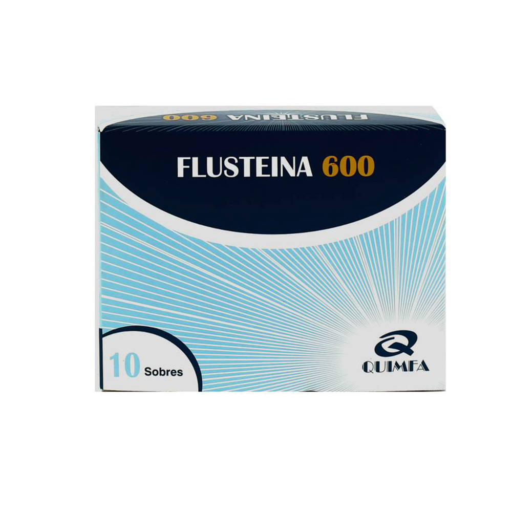 Flusteina 600 Acetilcisteina 600 mg Caja de 10 Sobres