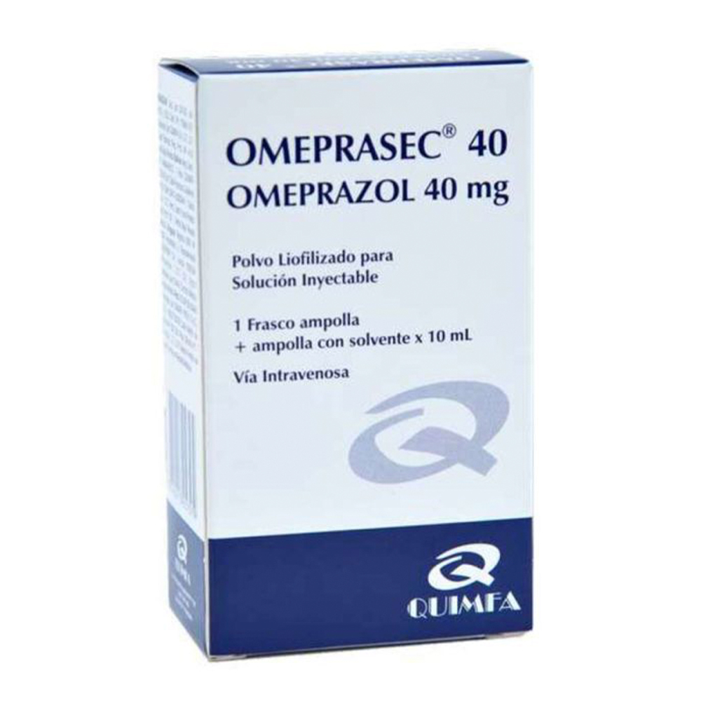 Omeprasec Omeprazol 40 mg 1 Frasco vial + 1 amp