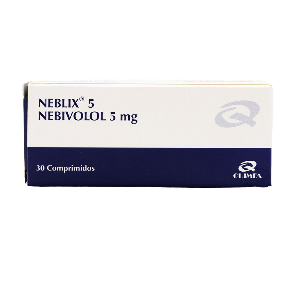Neblix 5 Nebivolol 5 mg Caja de 30 Comprimidos