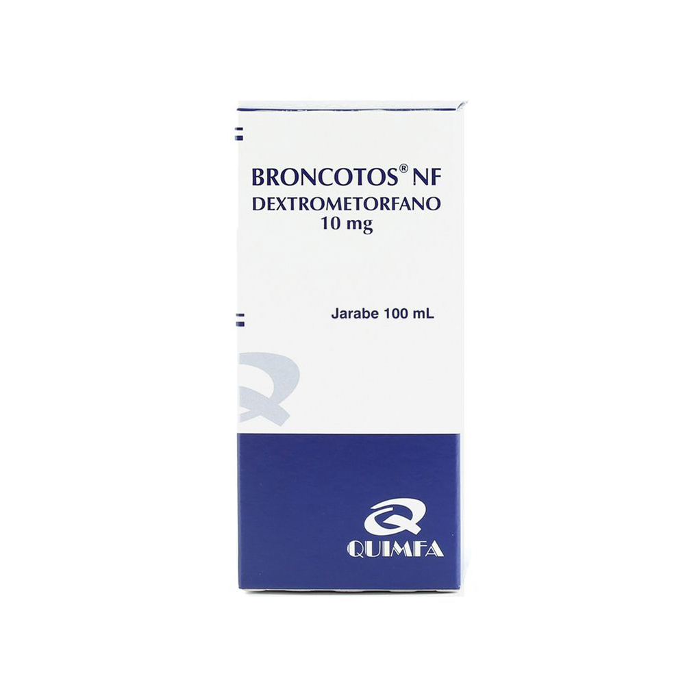 Broncotos NF Dextrometorfano 10 mg Frasco de 100 ml