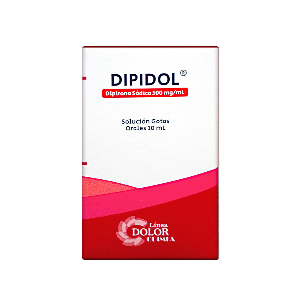 Dipidol Dipirona Sódica 500 mg Solución Gotas Orales 10 ml