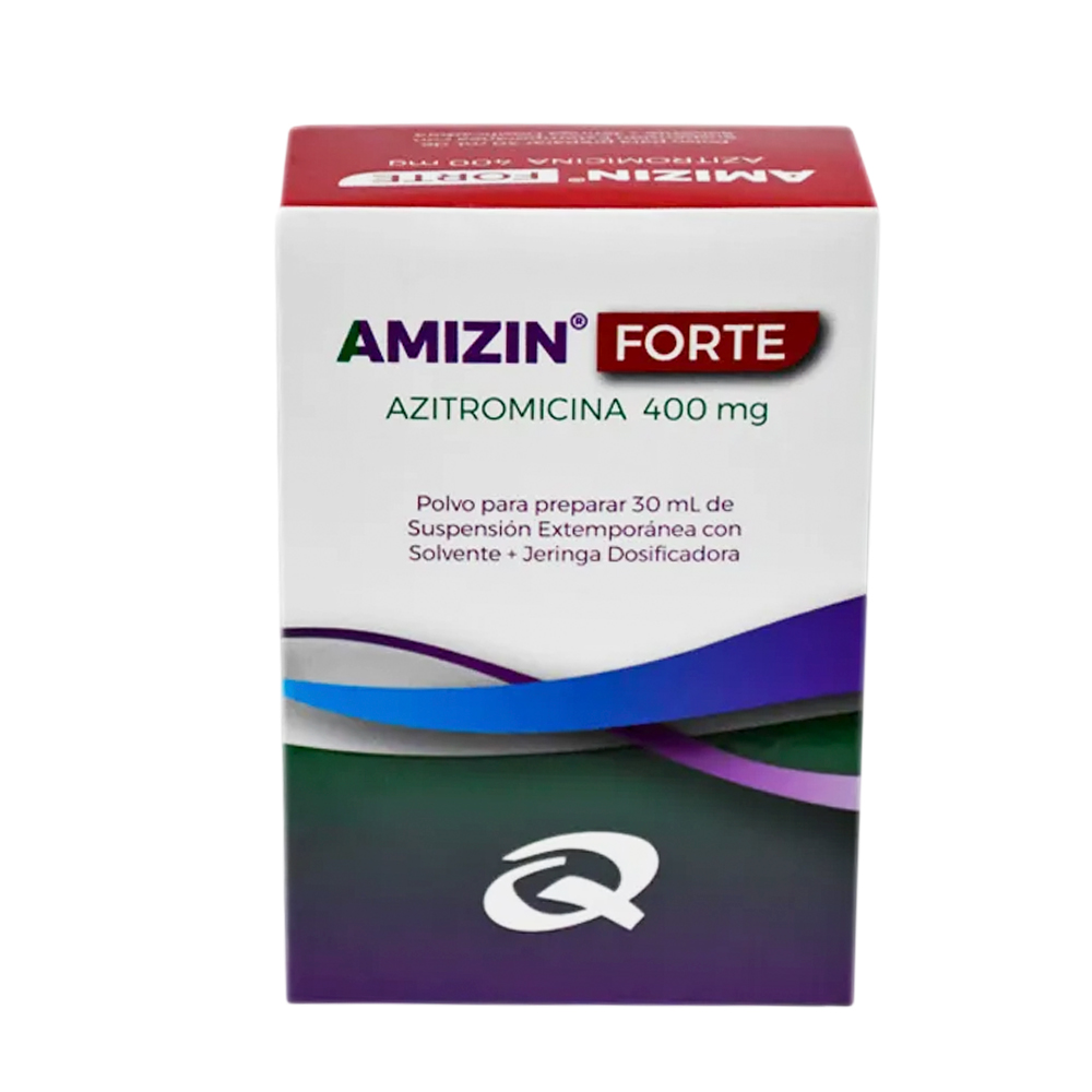 Amizin Forte Suspension Extemporanea con Solvente + Jeringa