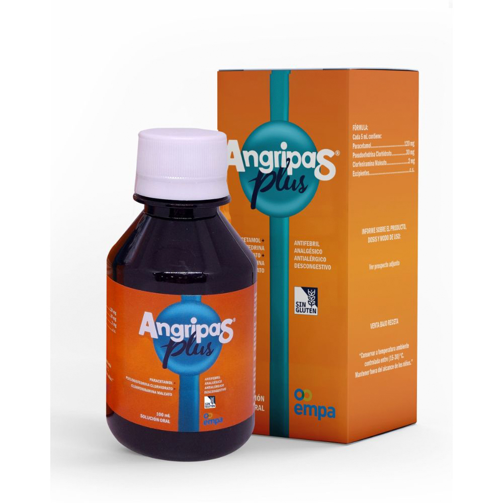 Angripas Plus 50 mg Jarabe de 100 ml