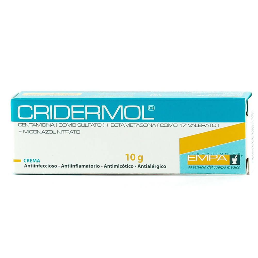 Crema Cridermol Contiene 10 g