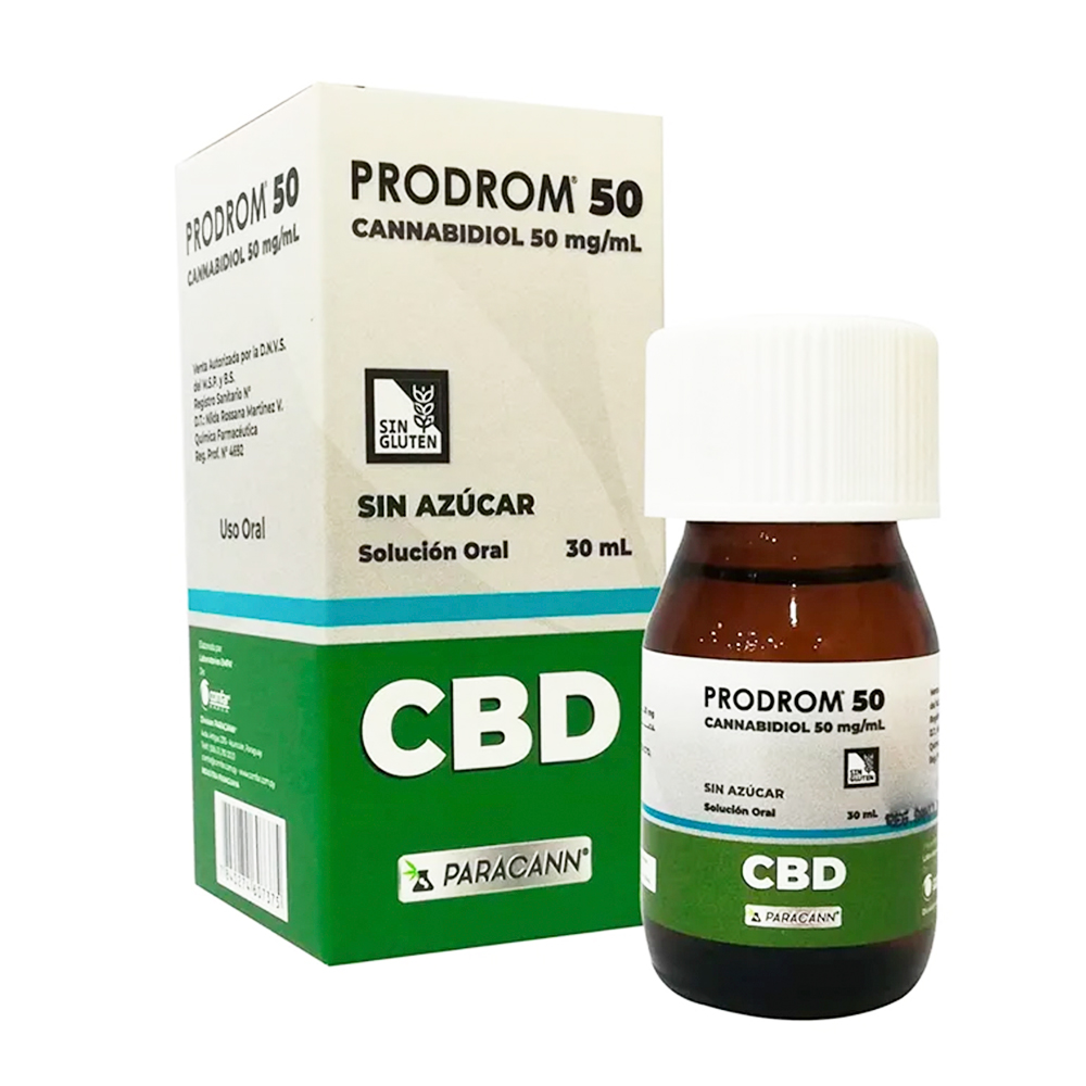 Prodrom Cannabidiol 50mg Solucion Oral en Frasco de 30 ml