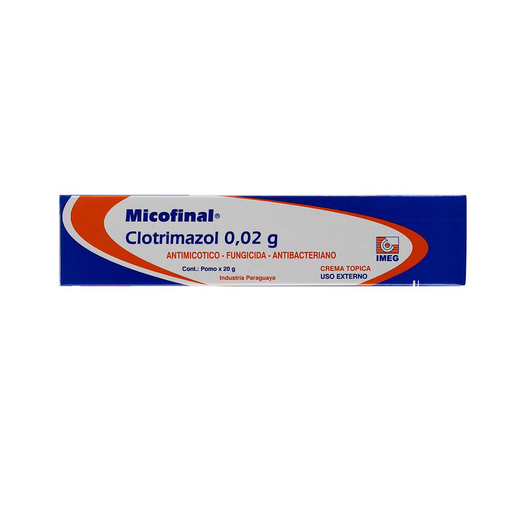 Crema Micofinal Clotrimazol 2g De 20g