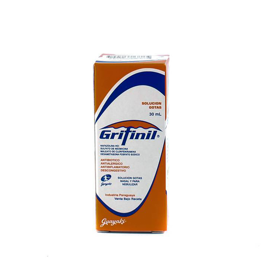 Gotas Nasal Grifinil Nafazolina HCI Solución De 30 ML