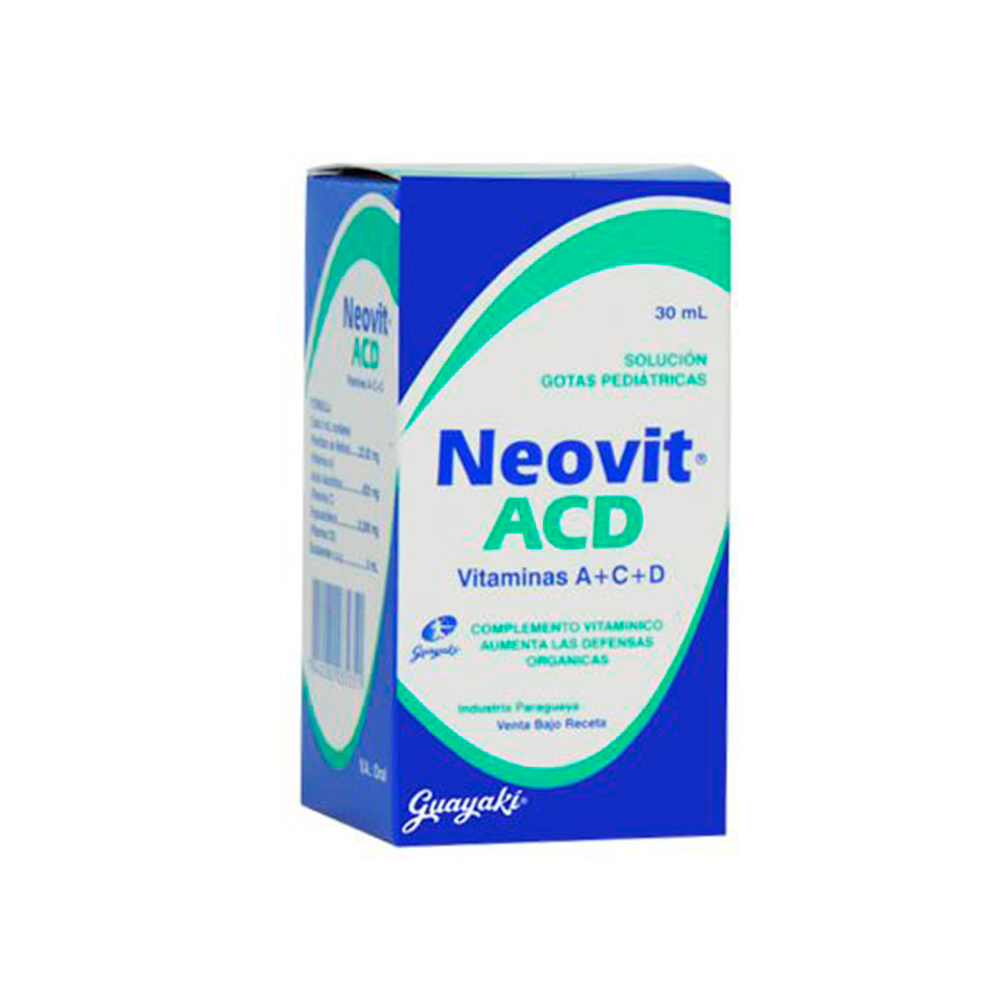 Neovit ACD Vitamina A C D Gotas en Frasco de 30 ml