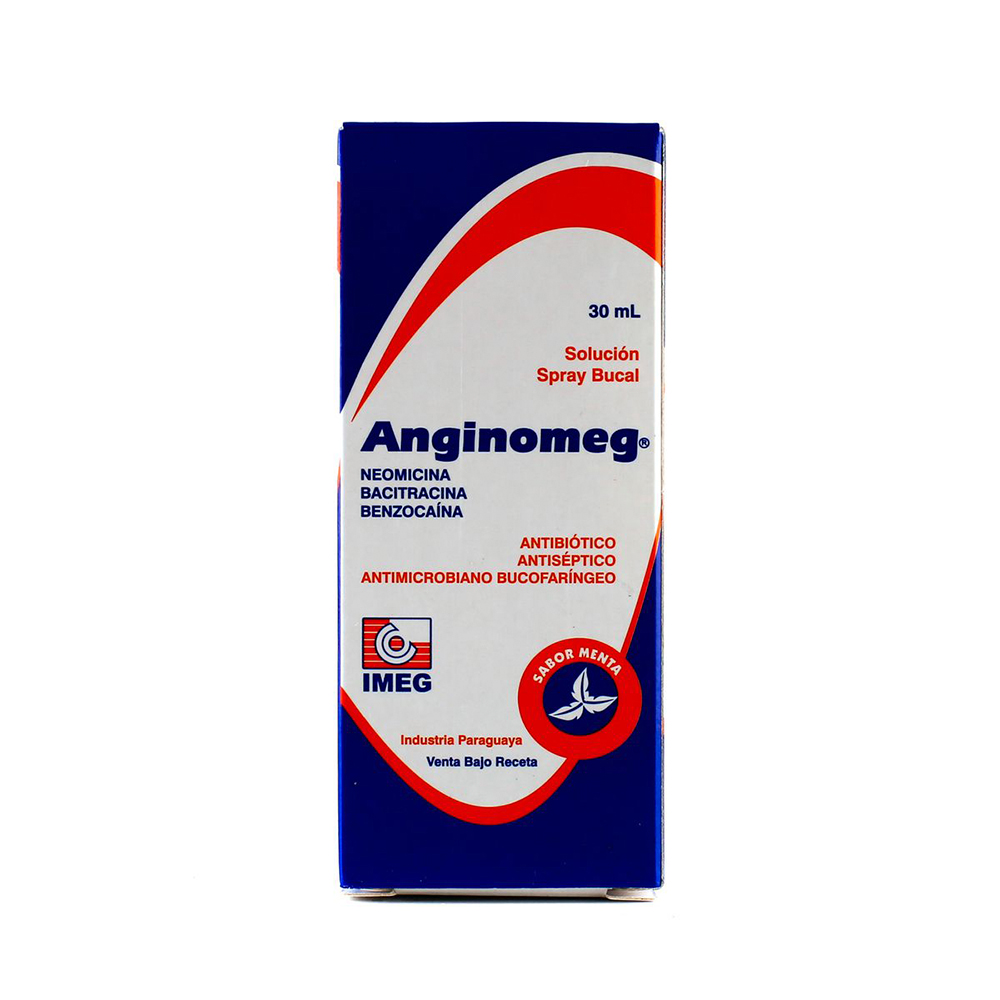 Spray Bucal Anginomeg Solución De 30 ML