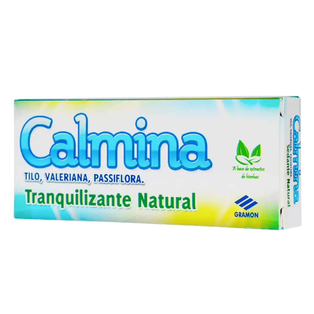 Tranquilizante Natural Calmina Caja De 4 Blisters x10 Comprimidos
