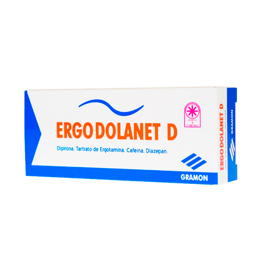 Ergo Dolanet D Dipirona Caja x20 comprimidos