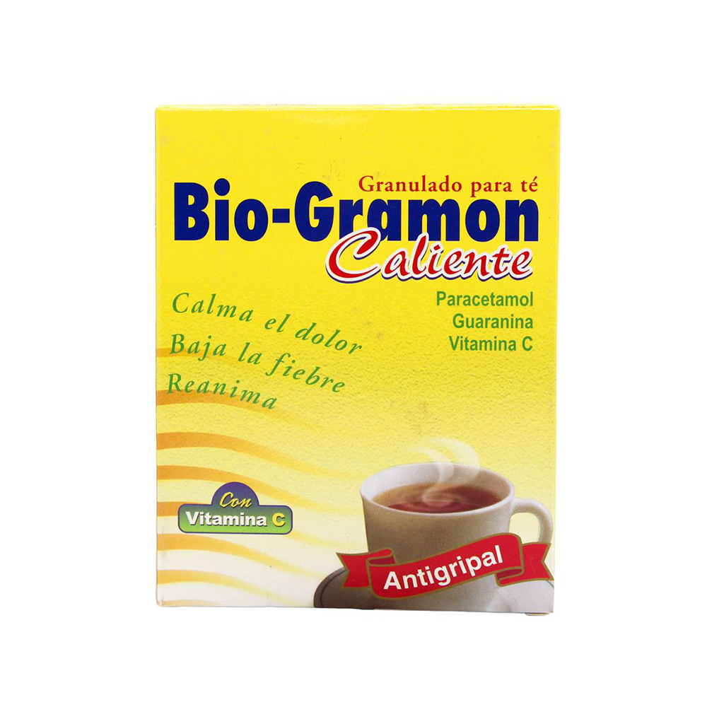 Bio-Gramon Caliente Vitamina Ca Exhibidor de 40 Sobres Granulados