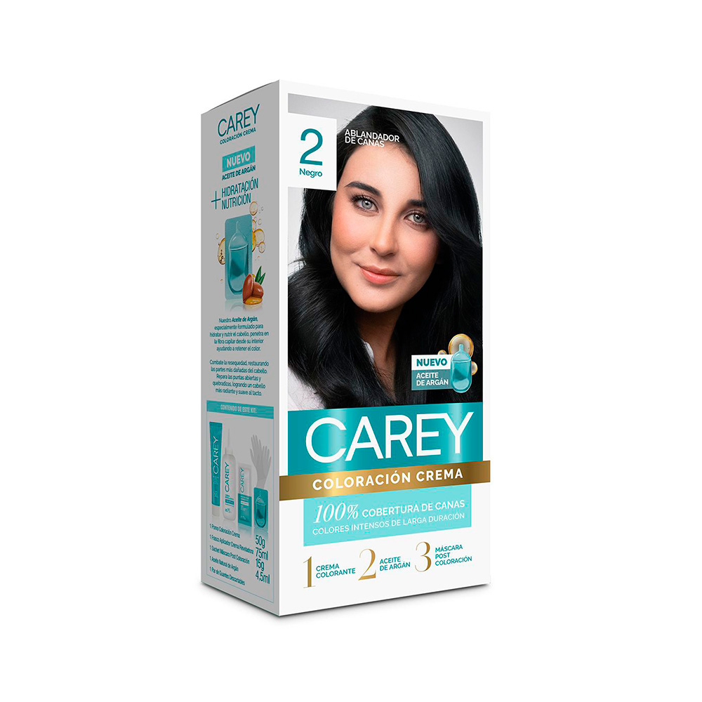 Carey Coloración Crema Negro Nro 2