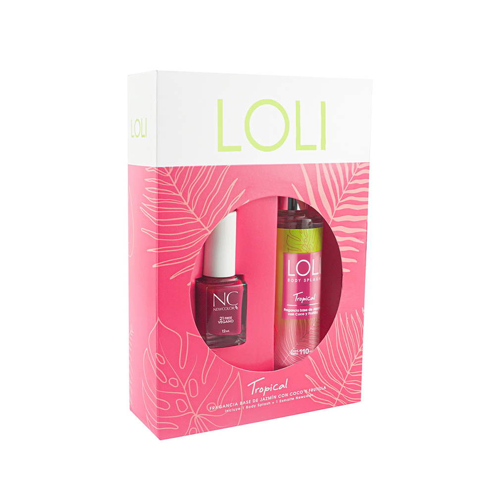 Set Body Splash Tropical Loli 110 ml + 1 Esmalte Newcolor