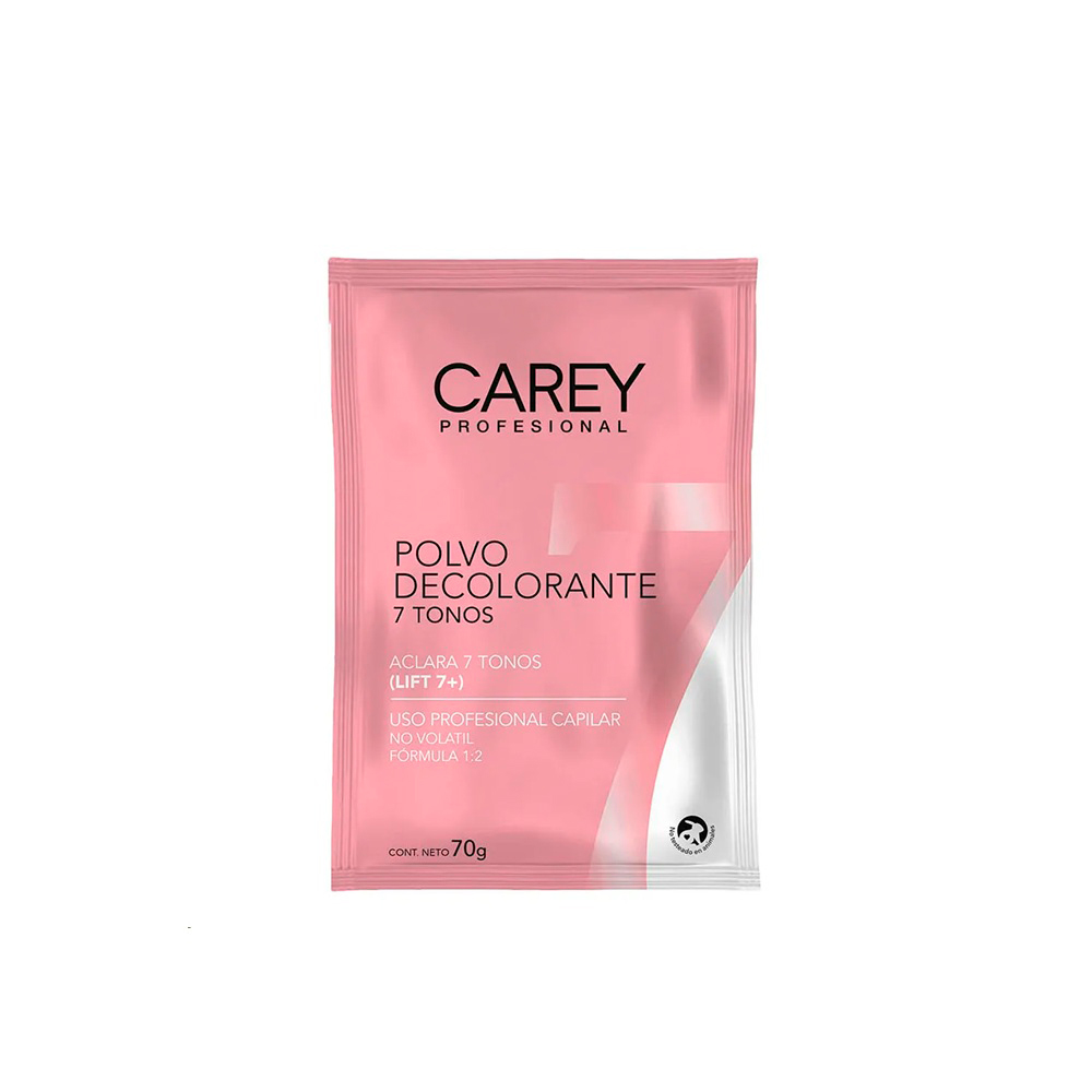 Carey Polvo Decolorante Sachet 7 Tonos de 70 gr