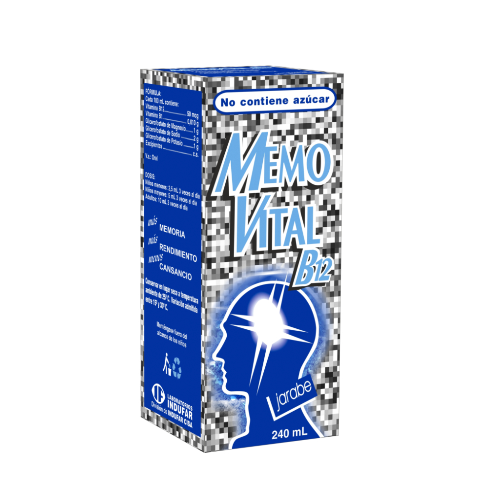 MemoVital B12 Jarabe en Frasco de 240 ml