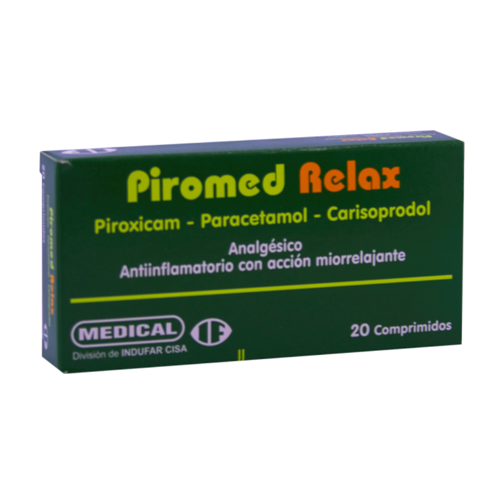 Piromed Relax Caja de 20 Comprimidos