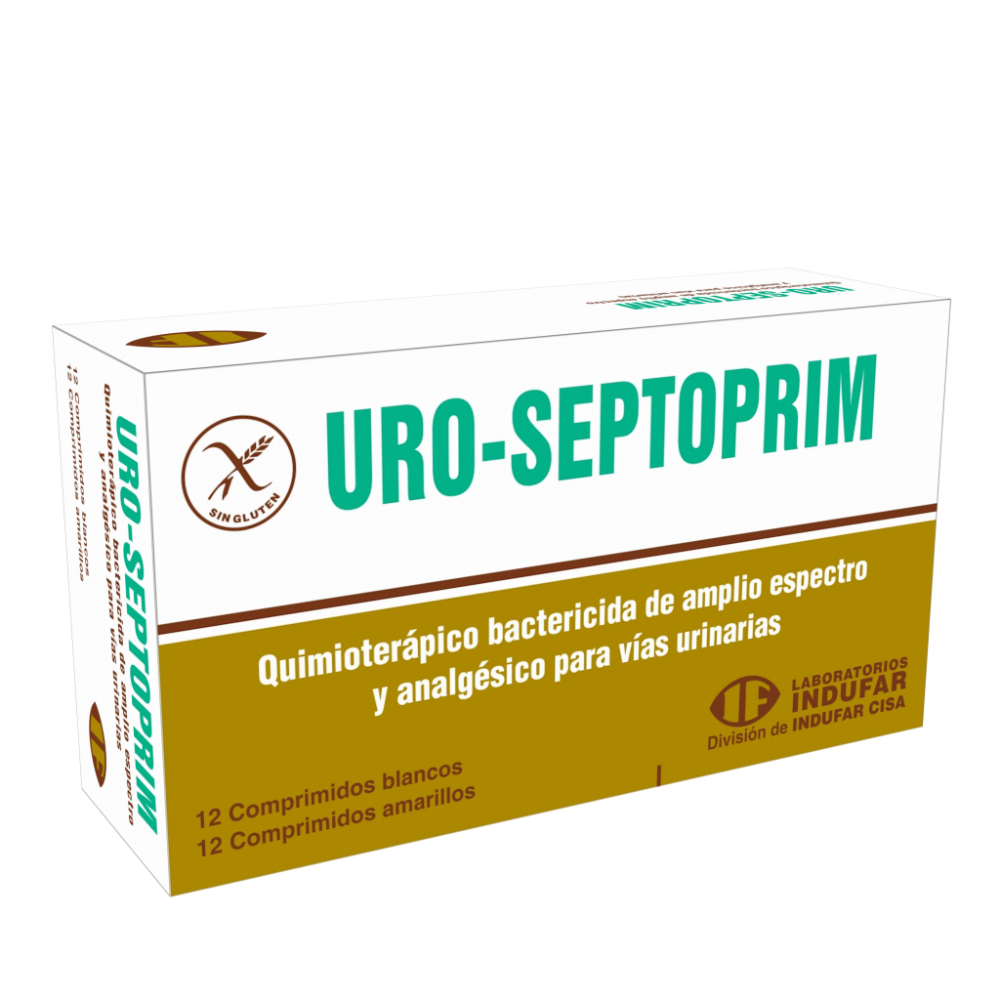 Uro-Septoprim 160mg Caja de 24 Comprimidos Revestidos