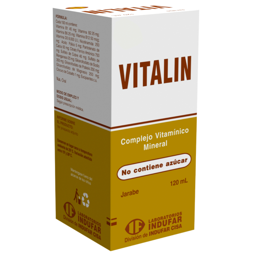 Vitalin Complejo Vitaminico Mineral de 240 ml.