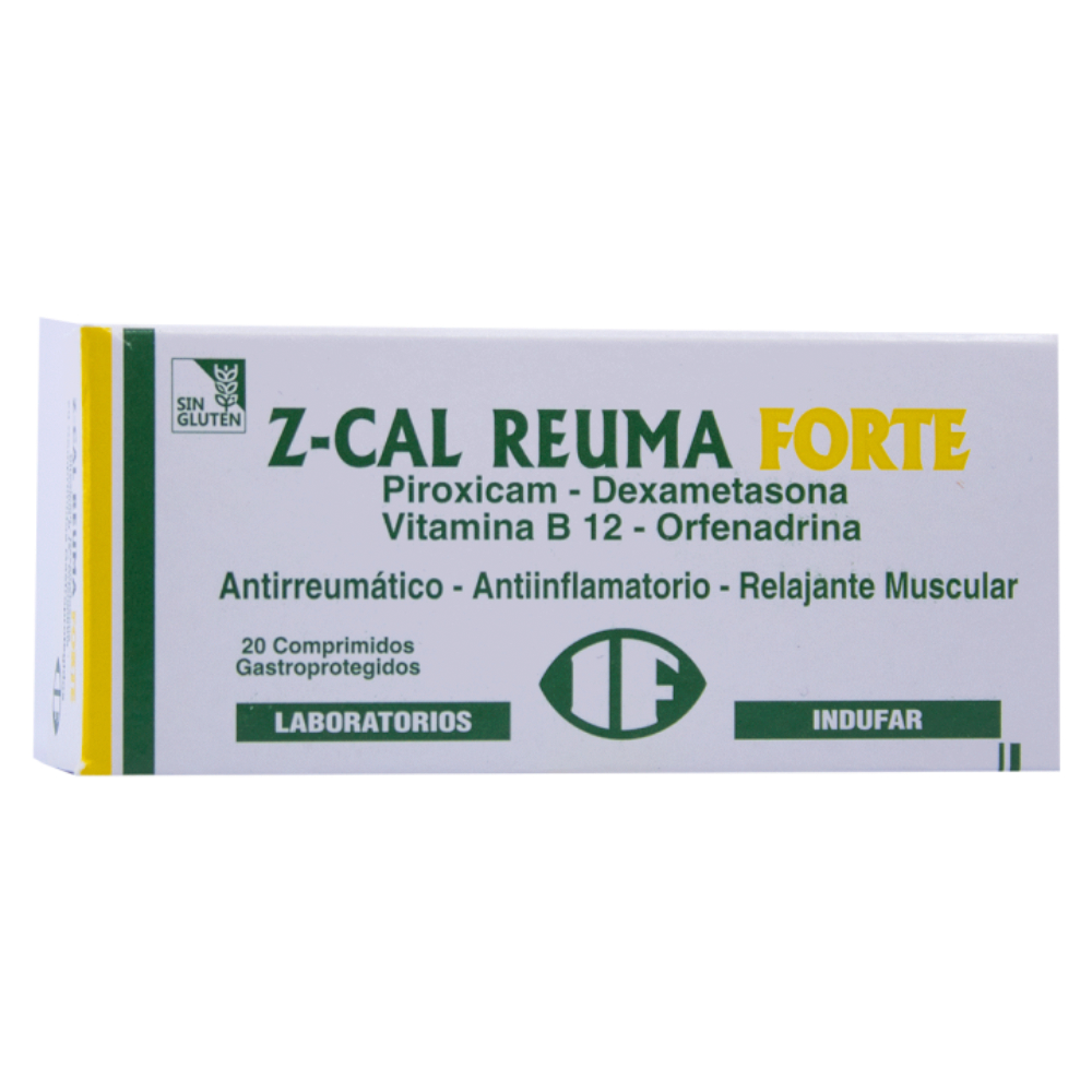 Z-cal Reuma Forte Caja de 20 Comprimidos Gastroprotegidos