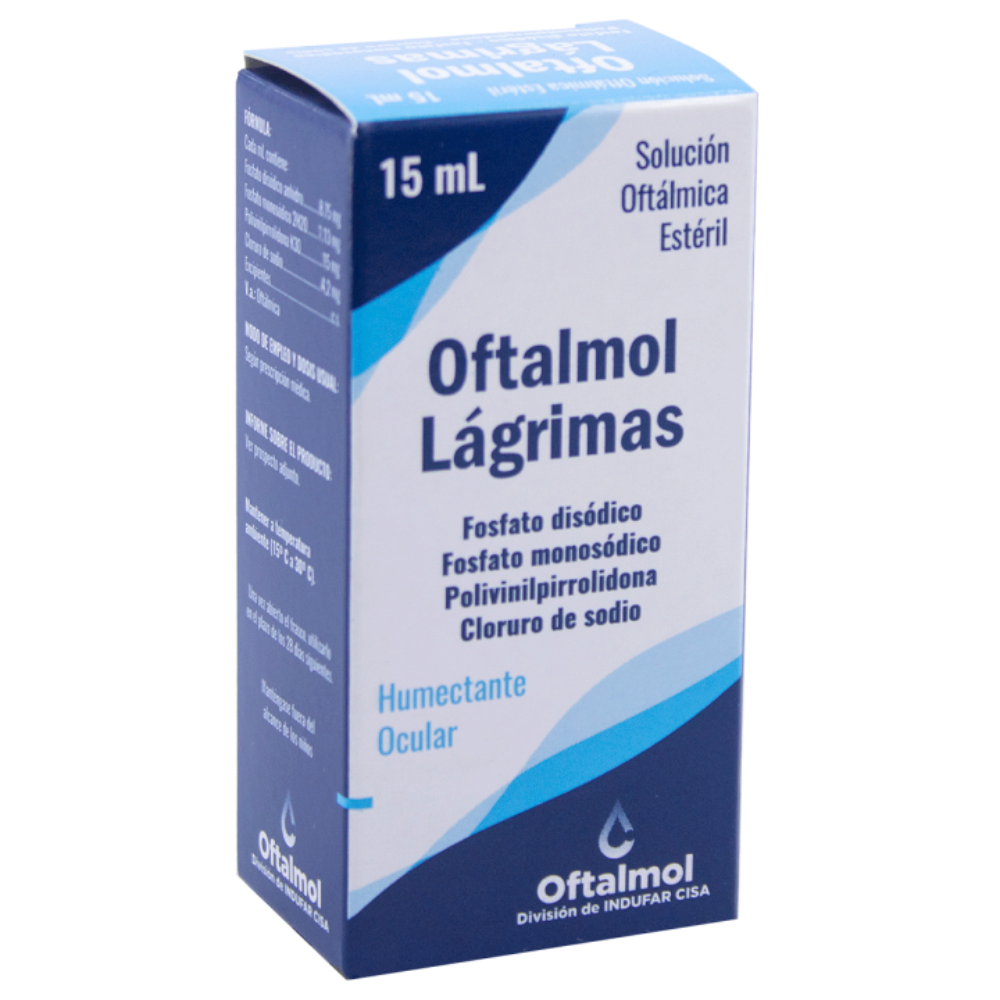 Oftamol Lágrimas Solucion Oftálmica en Frasco de 15 ml